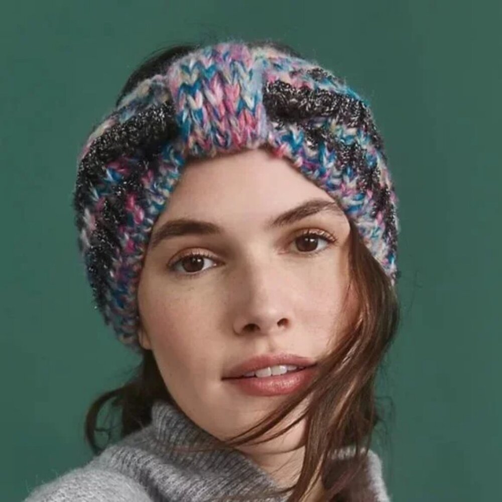 Anthropologie Marisela Shimmer Ear Warmer
